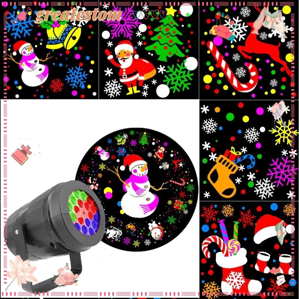 PROYECTOR NAVIDEÑO PAPA NOEL